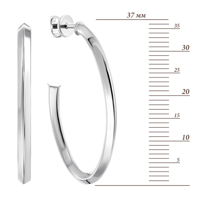 Золоті сережки. Артикул UG52/50/013/1