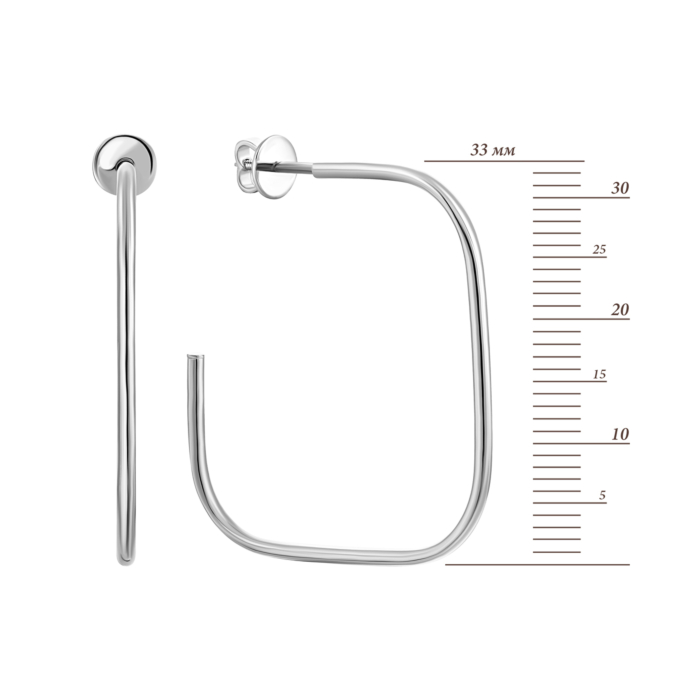 Золоті сережки. Артикул UG52/50/030/1