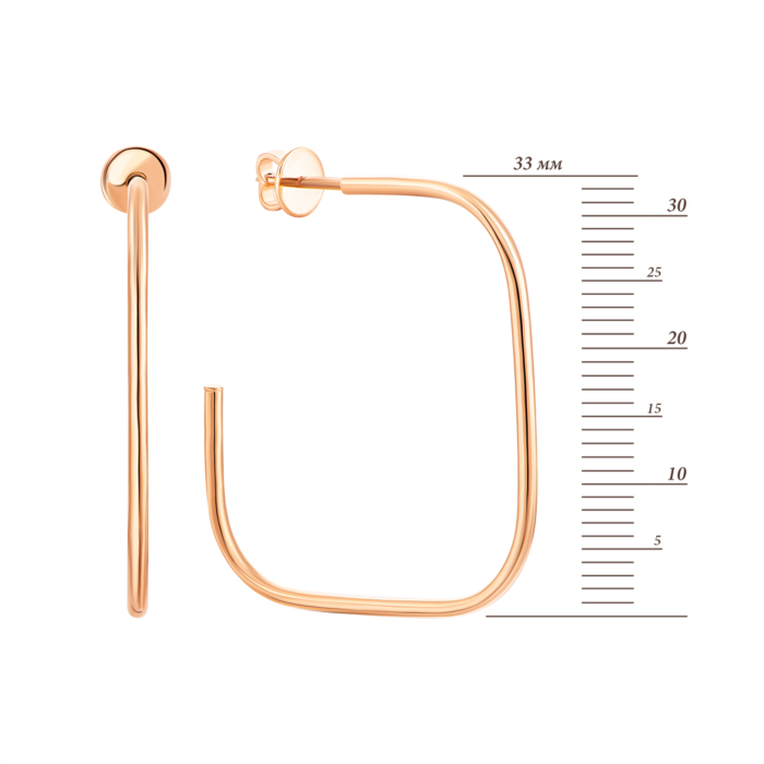 Золоті сережки. Артикул UG52/50/030