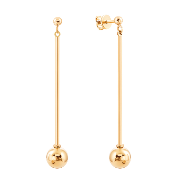 Золотые серьги-подвески. Артикул UG52/50/031/2