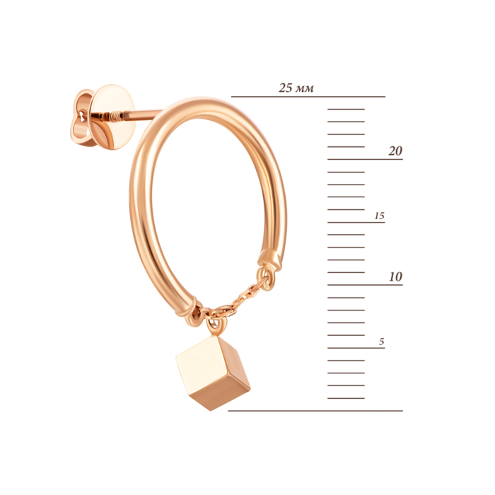 Золотые серьги. Артикул UG52/50/076