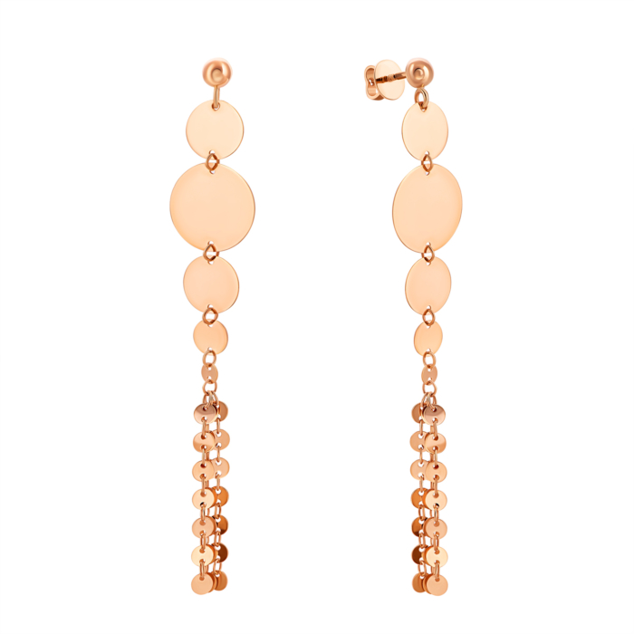 Золоті сережки-підвіски. Артикул UG52/50/081