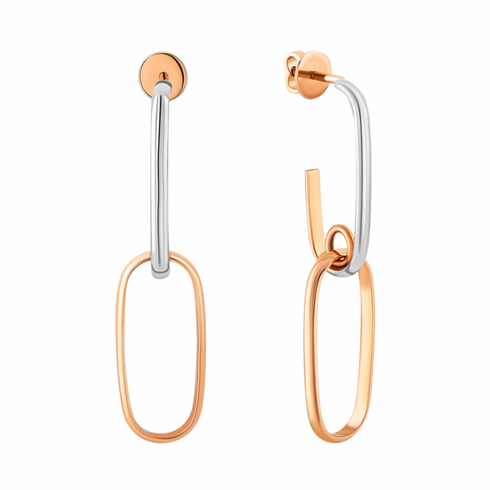 Золоті сережки-підвіски. Артикул UG52/50/087кб