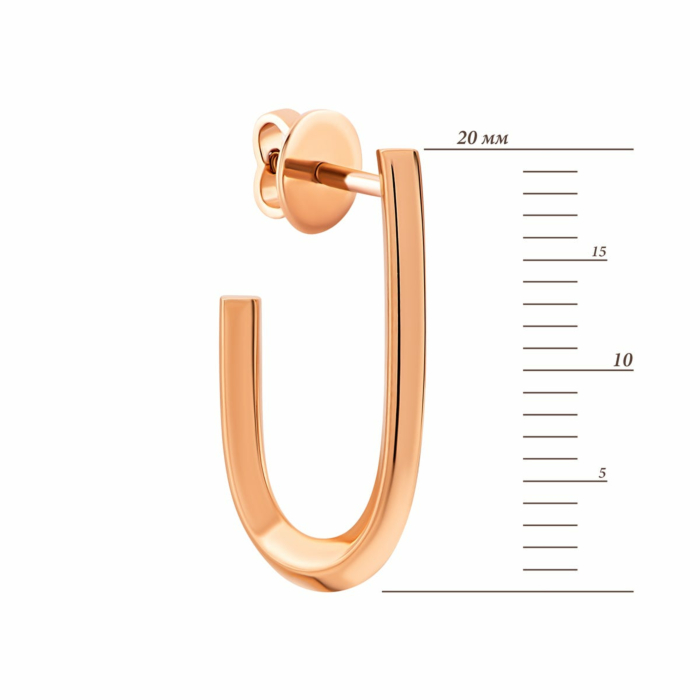 Золоті сережки. Артикул UG52/50/320