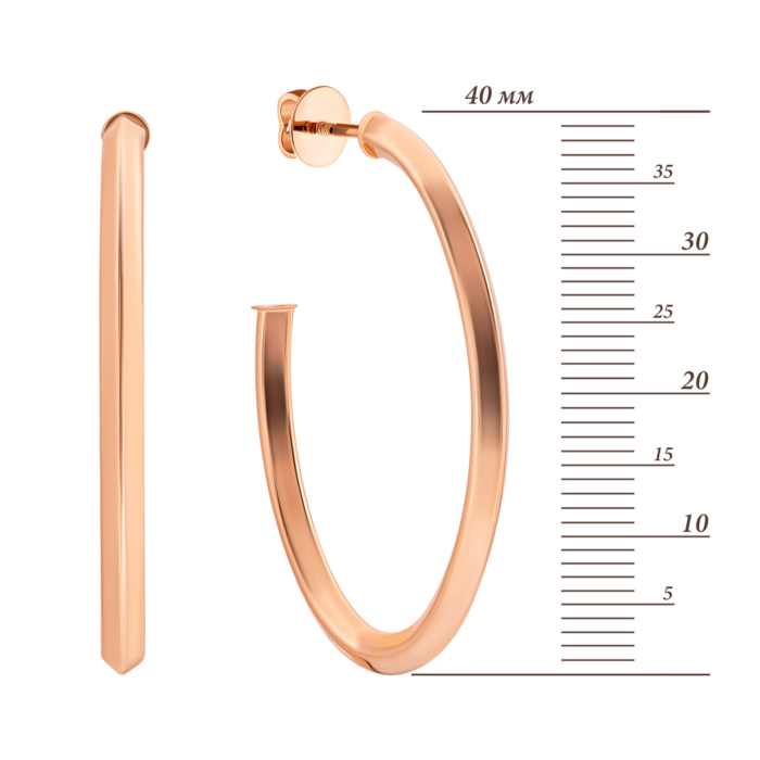 Золоті сережки. Артикул UG52/50/365