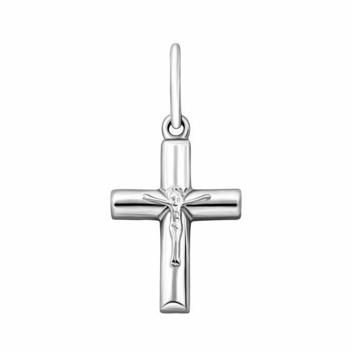Срібний хрестик. Розп'яття Христове. Артикул UG52-6072.0.2
