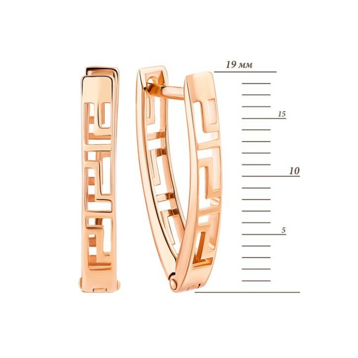 Золоті сережки Геометрія. Артикул UG5200012/01/00/0