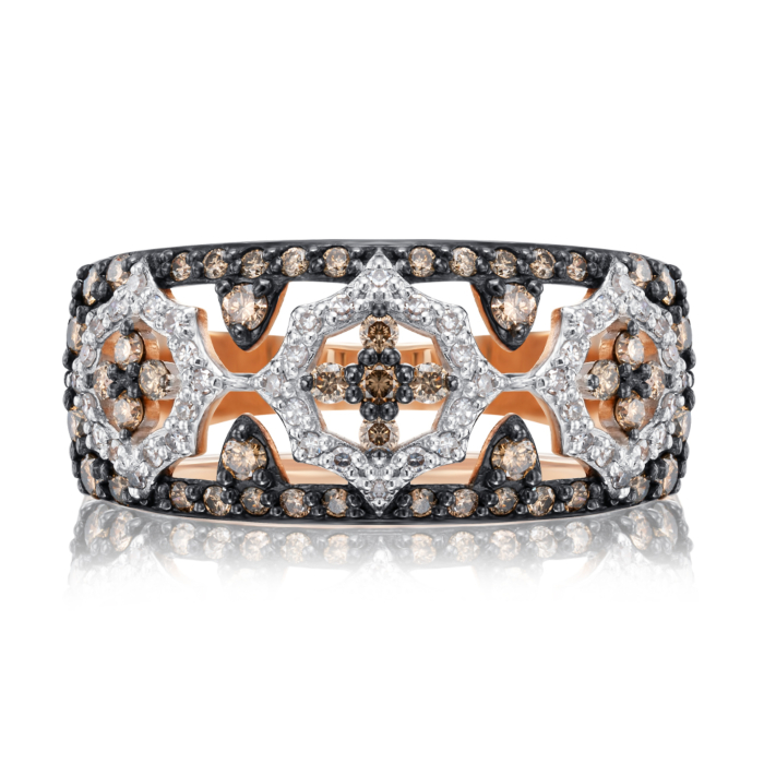 Золотое кольцо с бриллиантами. Артикул 53391/01/1/8198