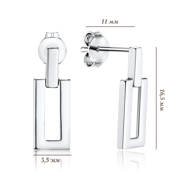 Срібні сережки 20308-50р