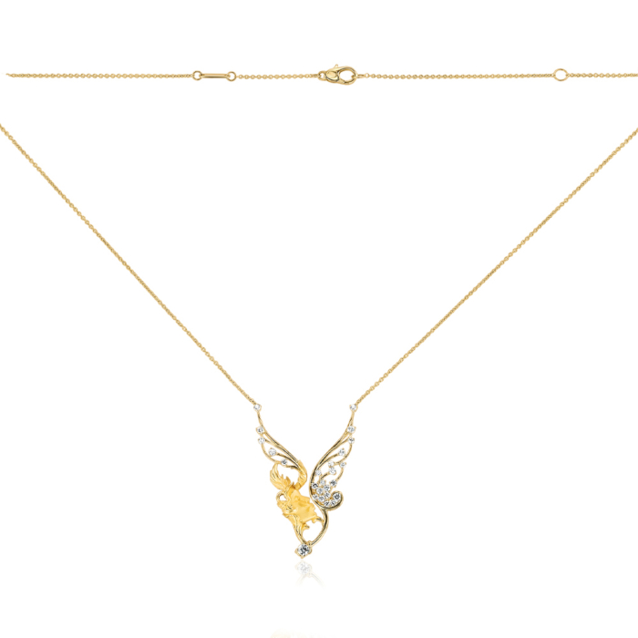 Золотое колье Magerit с бриллиантами. Артикул 2041.1/05/0/11956