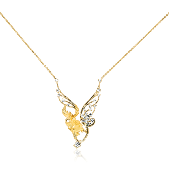 Золотое колье Magerit с бриллиантами. Артикул 2041.1/05/0/11956