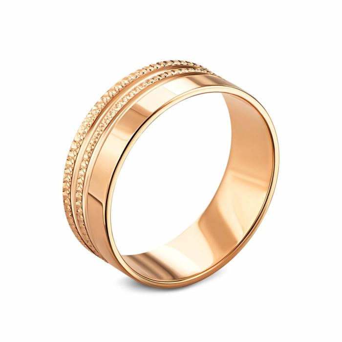 Обручка з алмазною гранню. Артикул UG52046