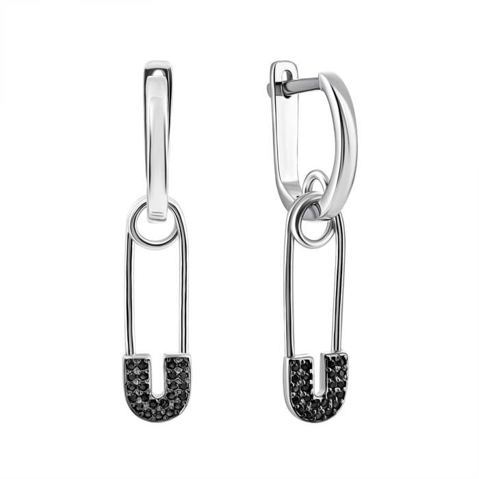 Серебряные серьги-подвески. Артикул UG520555chr