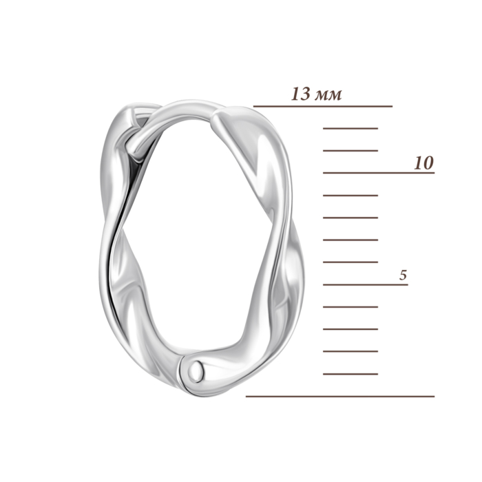 Срібні сережки. Артикул UG520629