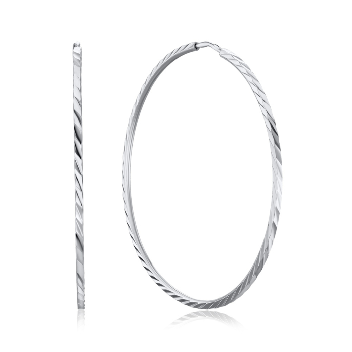 Серебряные серьги конго c20810/5