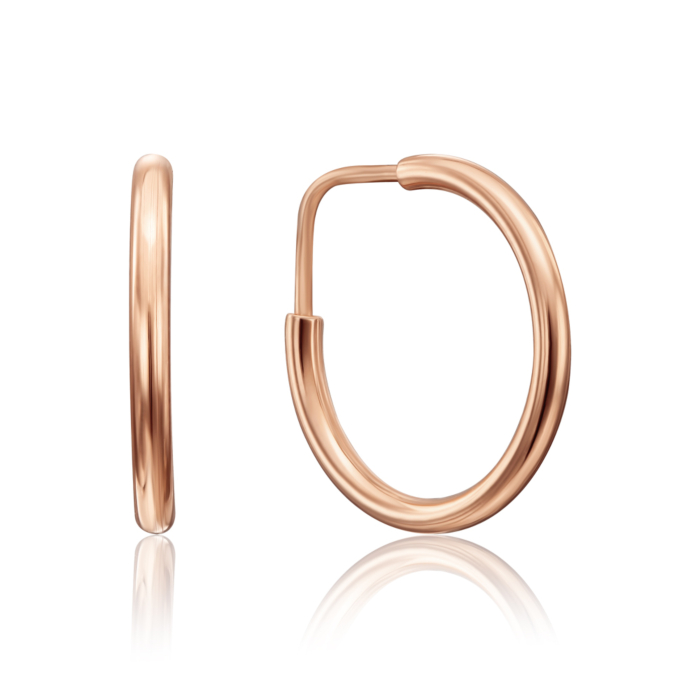 Золоті сережки-конго. Артикул 20811