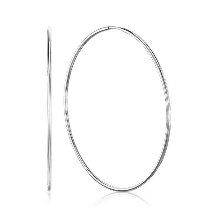 Серебряные серьги-конго 20811-7/12/1