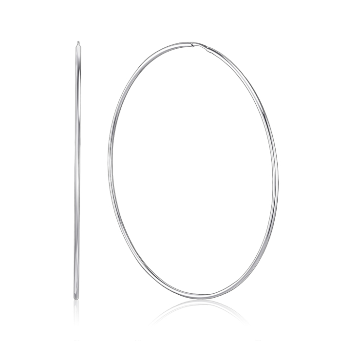 Срібні сережки-конго 20811-8/12/1