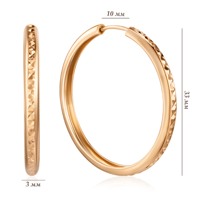 Золотые серьги. Артикул 20823/а