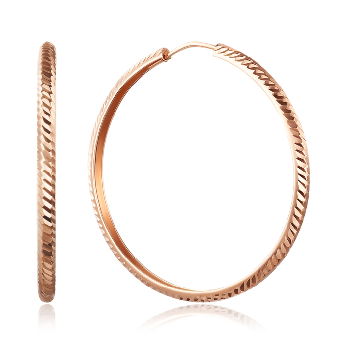 Золотые серьги-конго. Артикул 20824/б