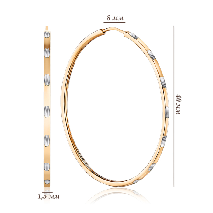 Золотые серьги. Артикул 20880-4/01/3