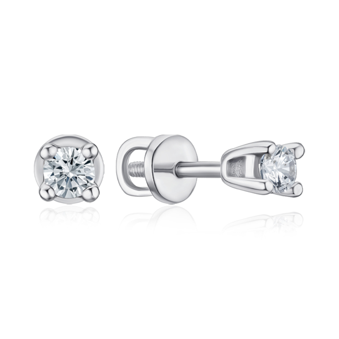 Золоті сережки з фіанітом 2100098102-E/02/1