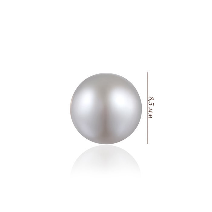 Золотые пуссеты с жемчугом. Артикул 210010810101