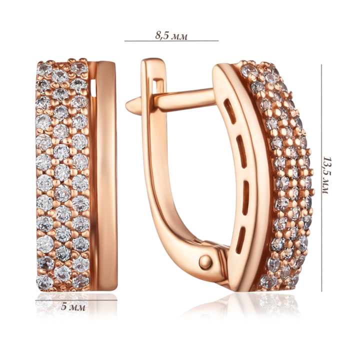 Золотые серьги. Артикул 2102951101