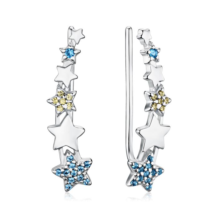 Серебряные каффы с фианитами 21068р