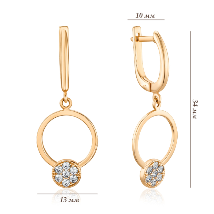 Золоті сережки. Артикул 2108699101-E/01/1