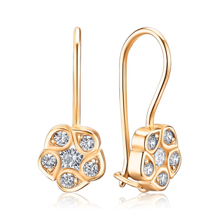 Золотые серьги. Артикул 2109135101