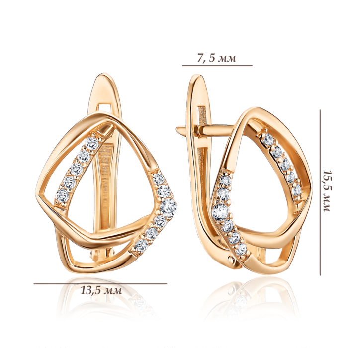 Золоті сережки. Артикул 2109263101-E/01/1