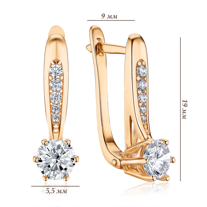 Золоті сережки. Артикул 2109320101