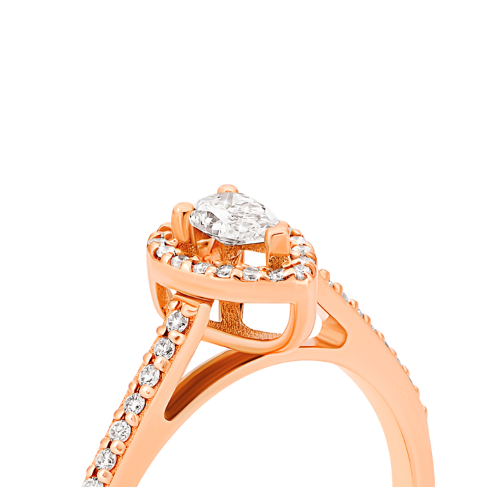 Золота каблучка з діамантами. Артикул UG52111013601 бр