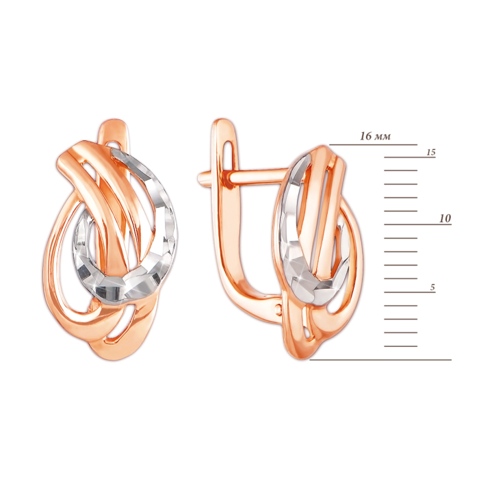 Золоті сережки. Артикул 21188