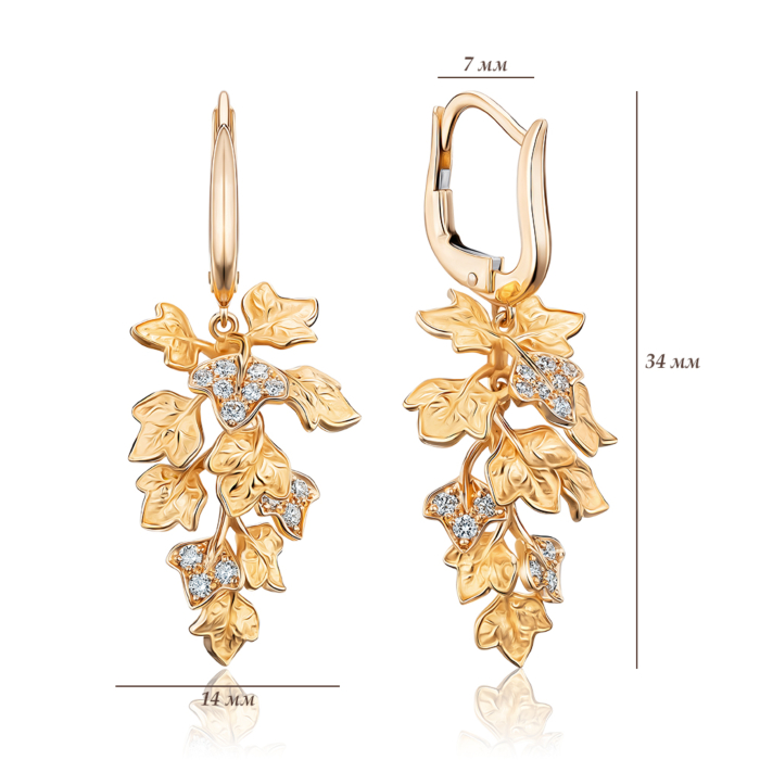 Сережки VERONA SMALL. Артикул 2120.1-E/05/10912