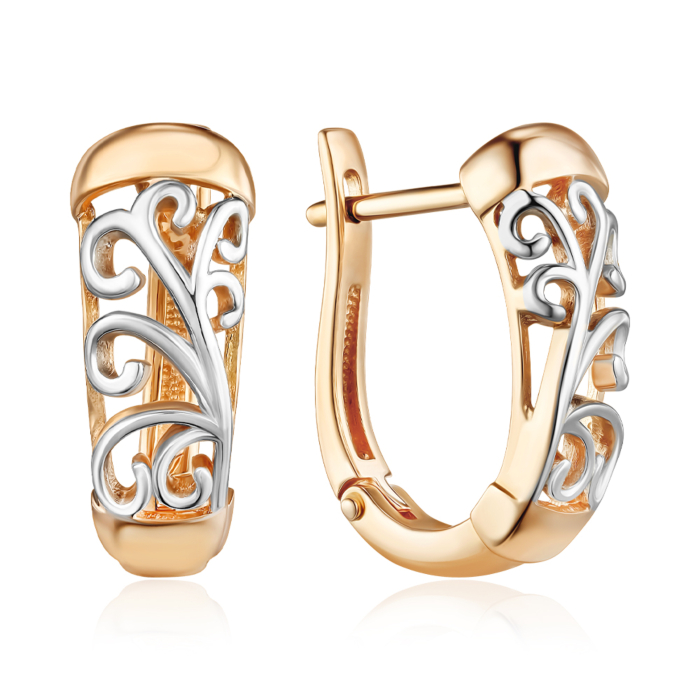 Золоті сережки. Артикул 21348 к