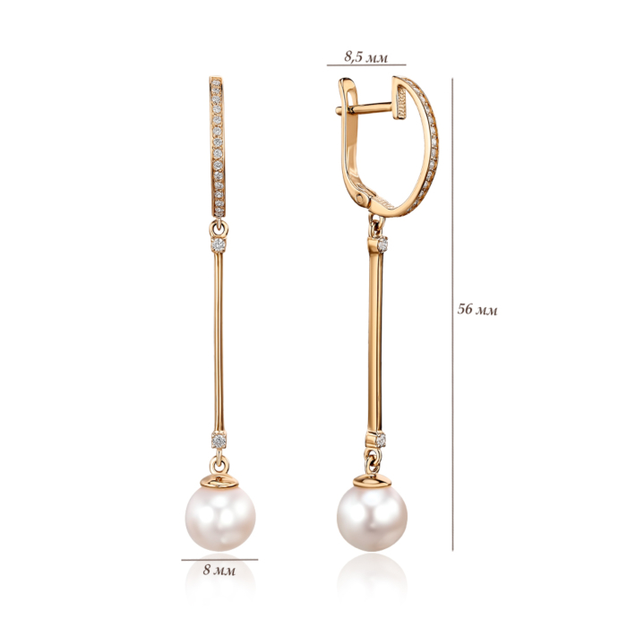 Золоті сережки. Артикул 21622