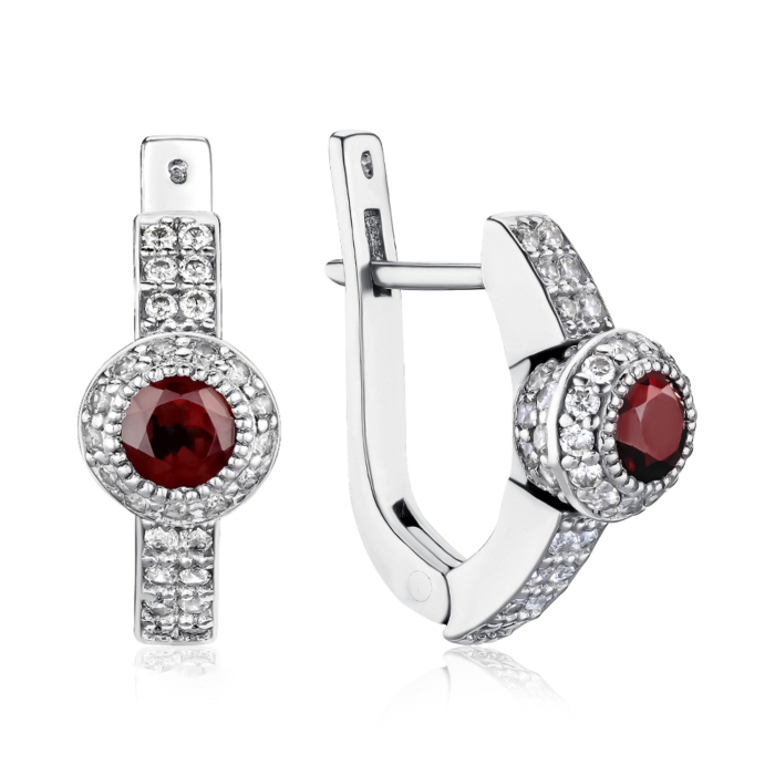 Срібні сережки. Артикул 2170/9р-GAR