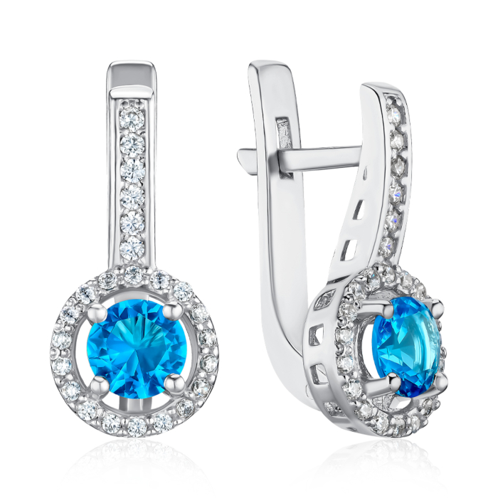 Срібні сережки. Артикул 2183/9р-QSWB