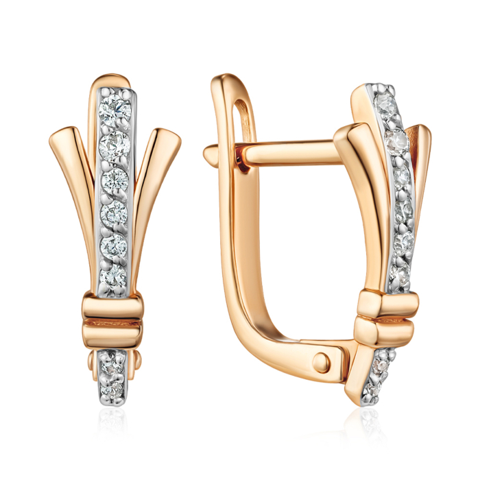 Золоті сережки. Артикул 21883/01/1/75