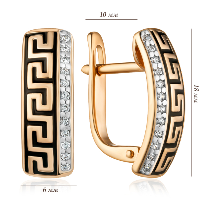 Золоті сережки. Артикул 21900/01/1/627