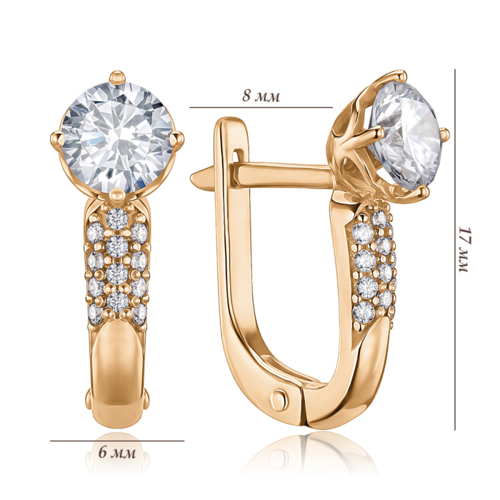 Золоті сережки. Артикул 2190747101