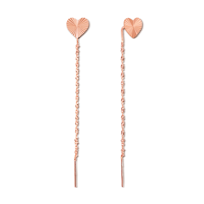 Золоті сережки-протяжки (продевки). Артикул 2231/1