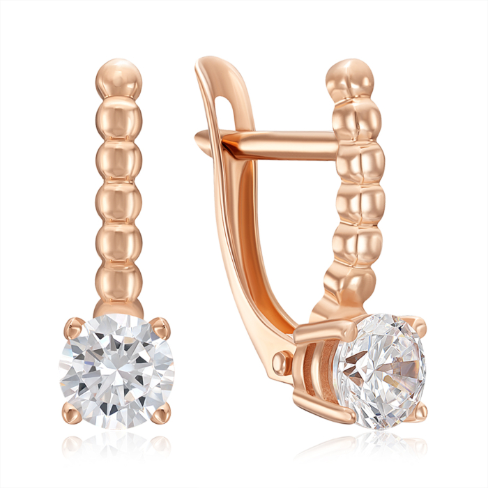 Золотые серьги. Артикул 22319/01/0/100