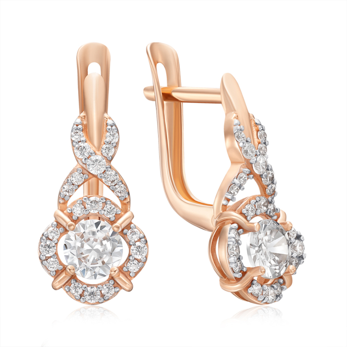 Золотые серьги. Артикул 22581/01/1/58