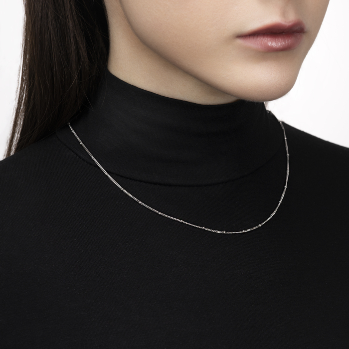 Срібний ланцюжок. Артикул 225Р 1/35
