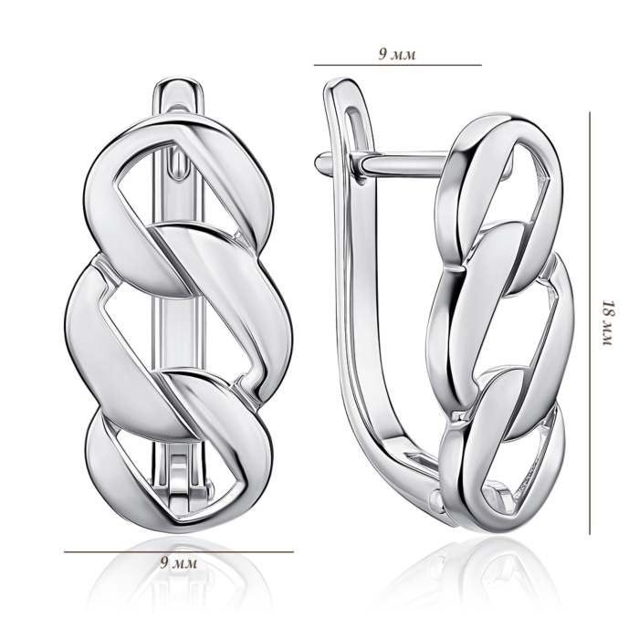 Золотые серьги. Артикул 22638/02/1