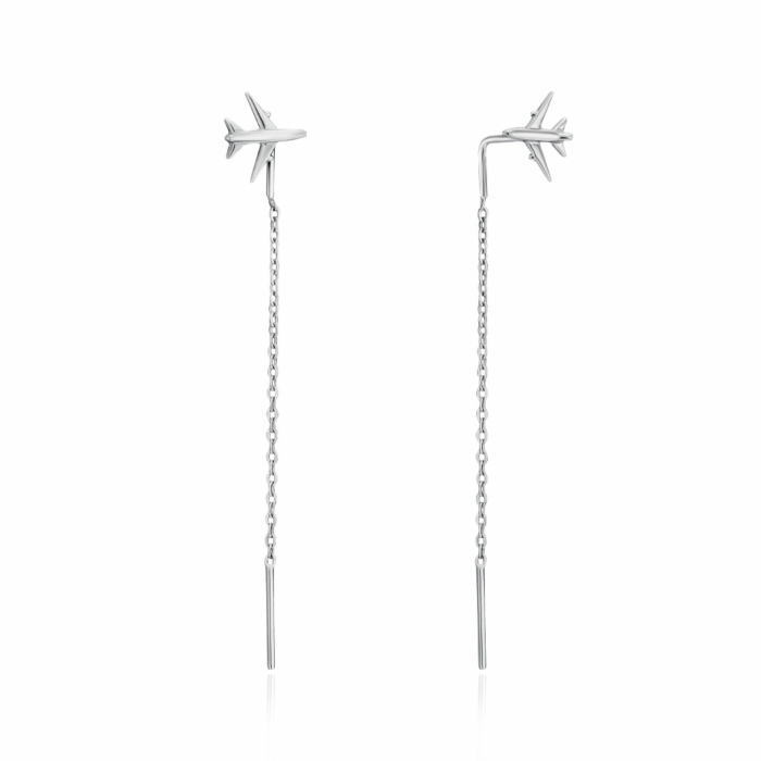 Золотые серьги без вставки. Артикул 22650/02/1