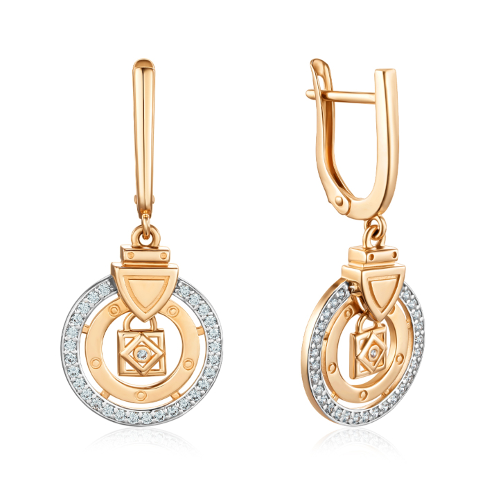 Золоті сережки. Артикул 22754/01/1/36